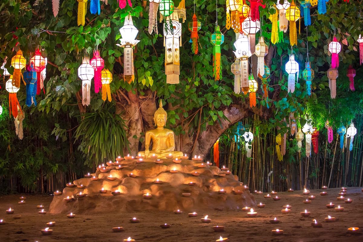 Best place to go Loy Krathong in Chiang Mai